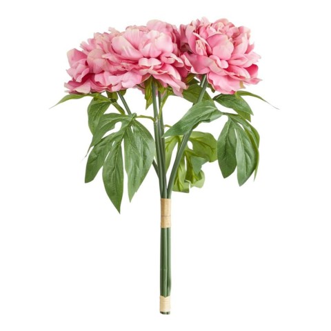 BUSH 6 PEONIE DARK PINK CM.46